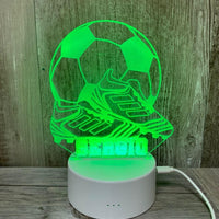 Lampe LED passionnés de football