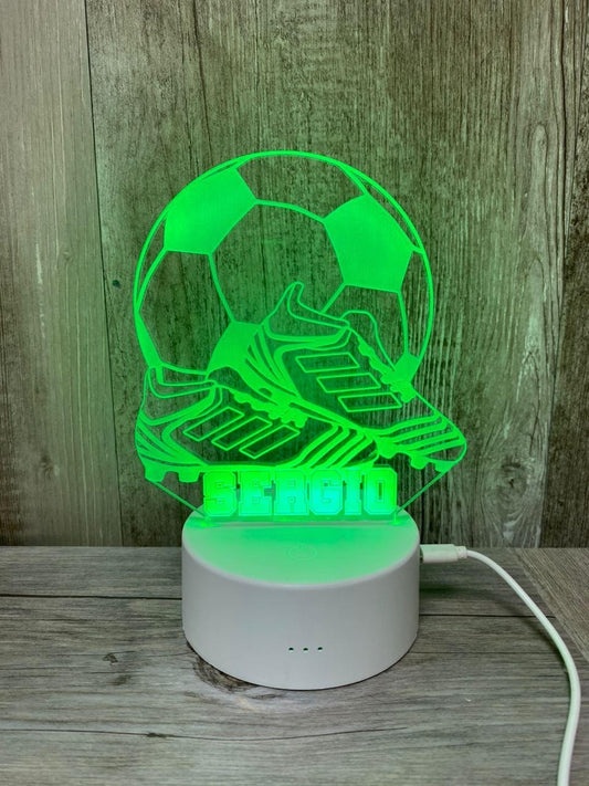 Lampe LED passionnés de football
