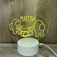 Lampe LED Among Us mort