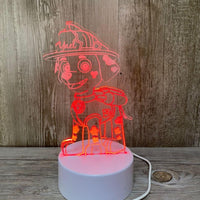 Lampe LED Pompier Pat' Patrouille
