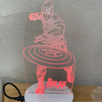 Lampe LED Capitaine America