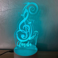 Lampe LED clé de sol