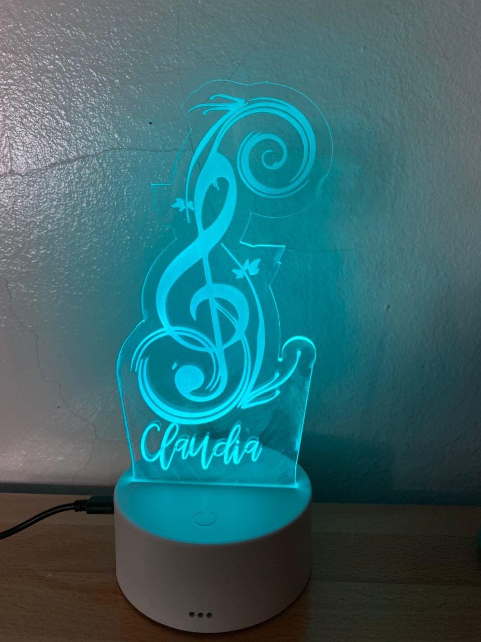 Lampe LED clé de sol