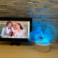 Lampe LED avec photo, notre cadeau le plus spécial