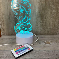 Lampe LED Elsa La Reine des Neiges