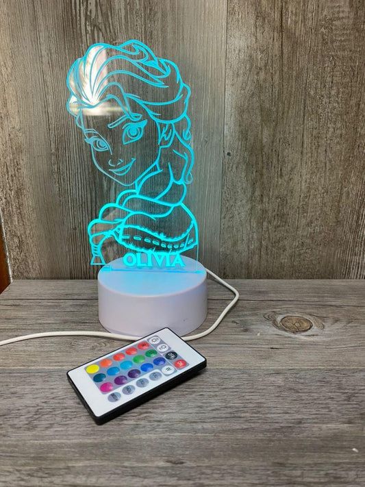 Lampe LED Elsa La Reine des Neiges