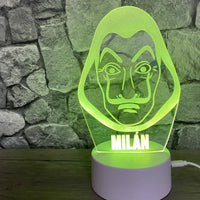 Lampe LED La Casa de Papel