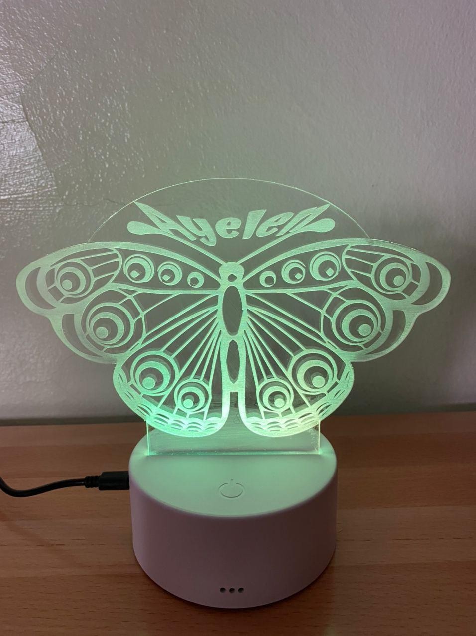 Lampe LED papillon