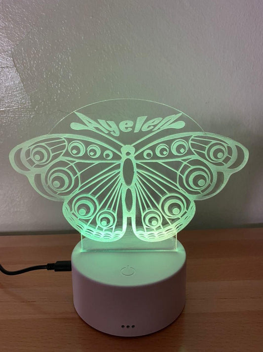 Lampe LED papillon