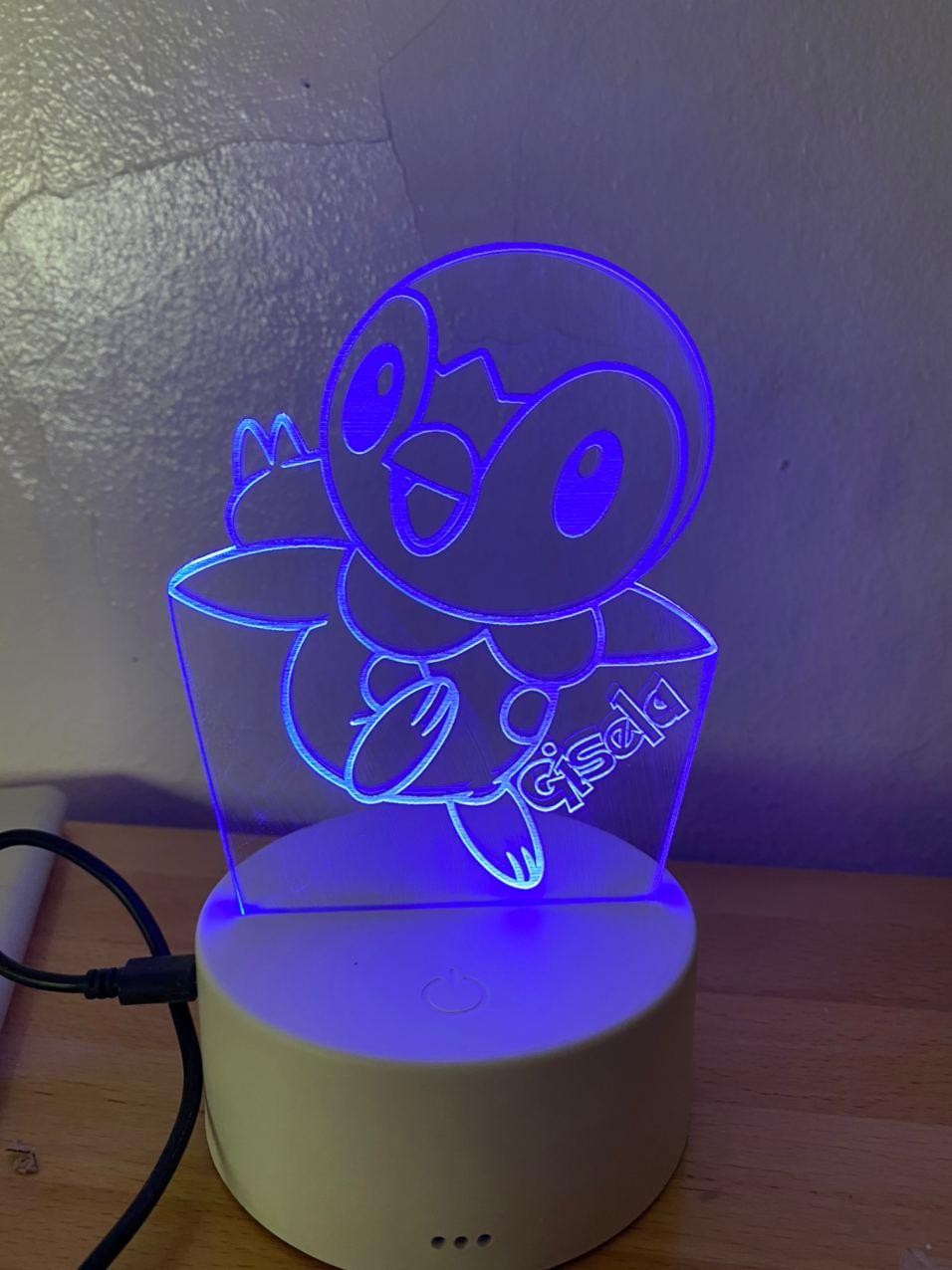 Lampe LED Tiplouf Pokémon