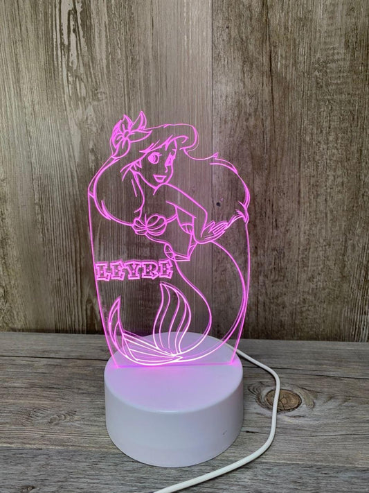 Lampe LED La Petite Sirène