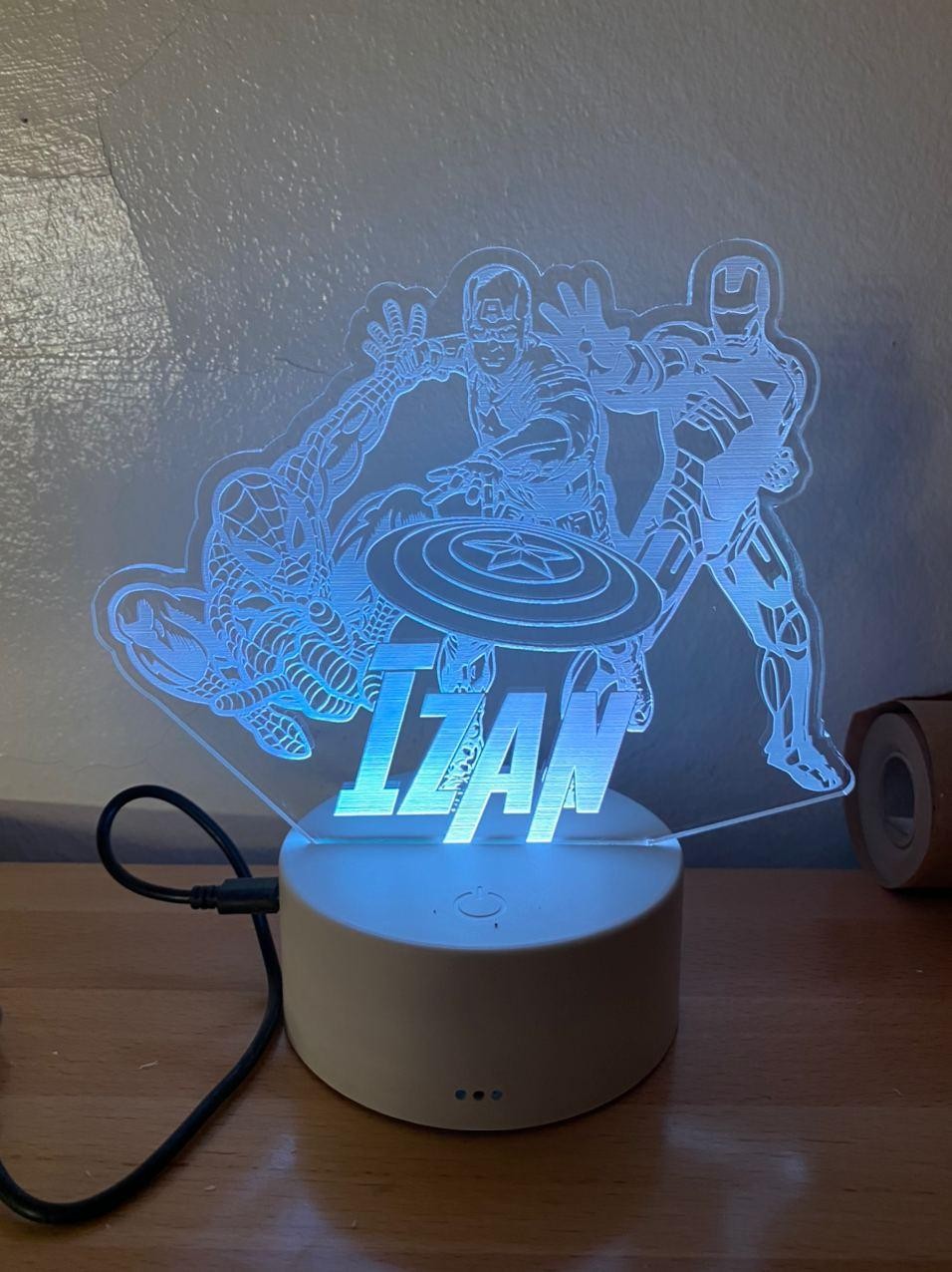 Lampe LED Super-héros Marvel