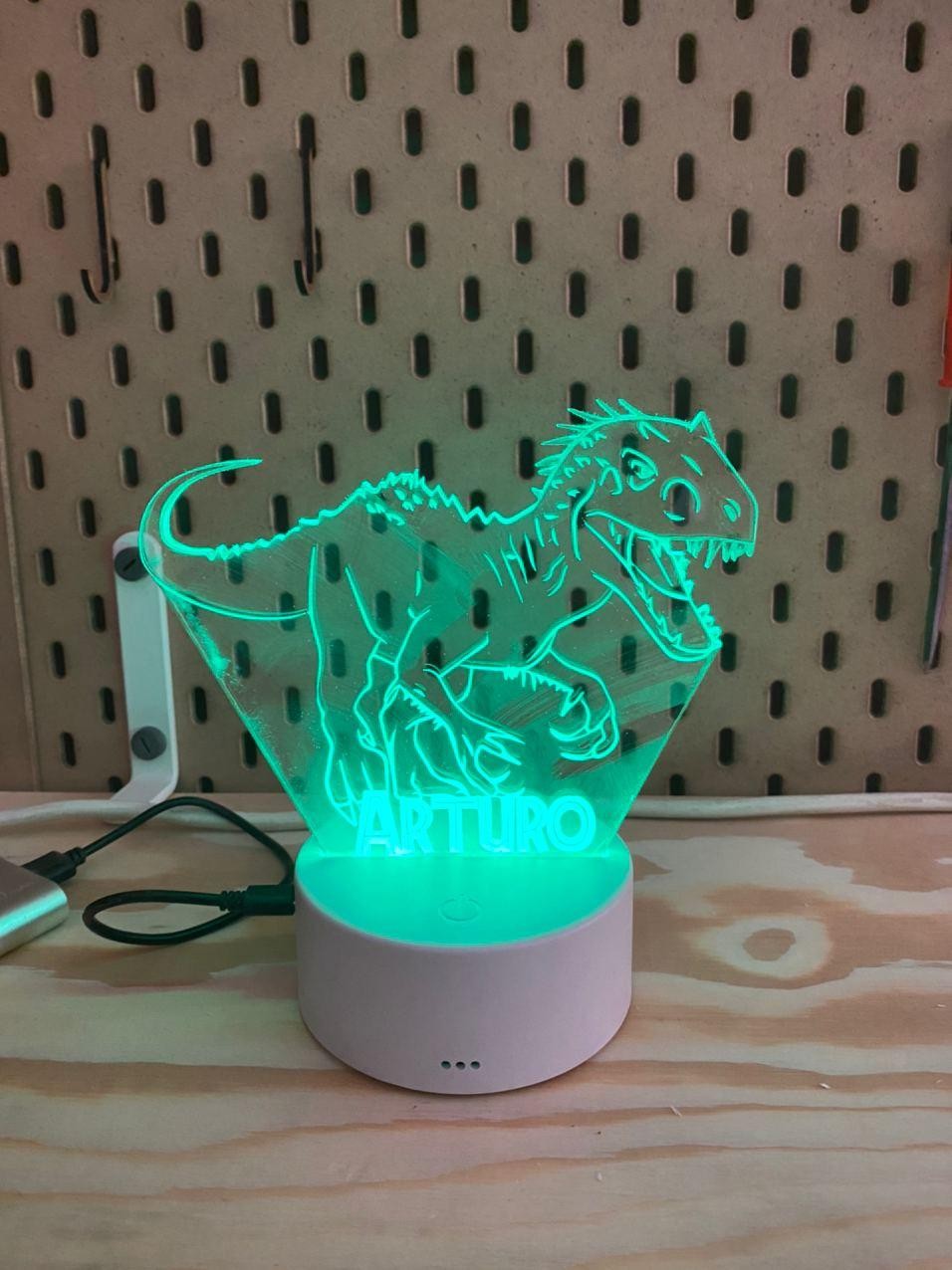 Lampe LED Tyrannosaure Rex