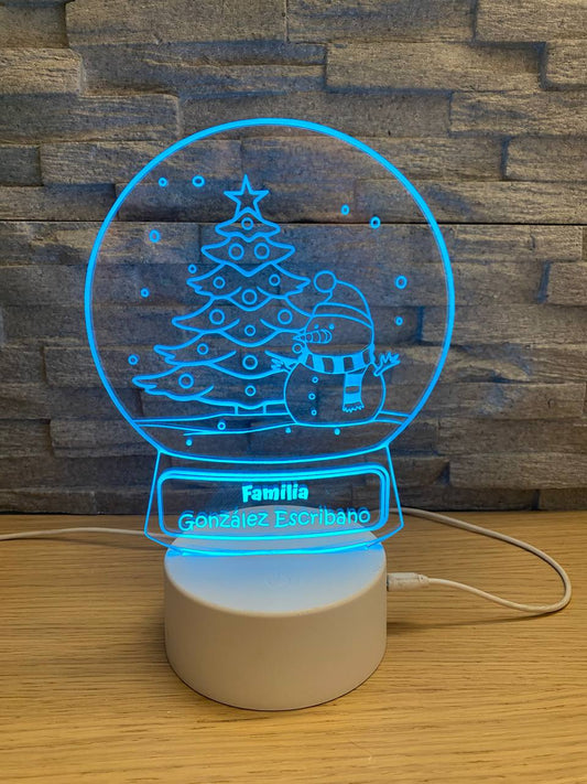 Lampe boule de Noël