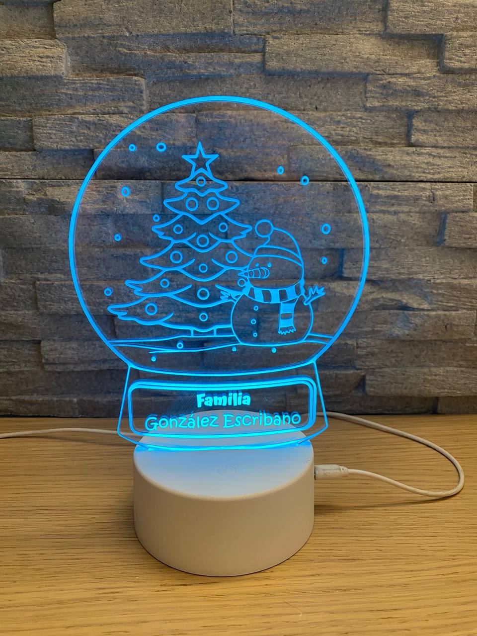 Lampe boule de Noël