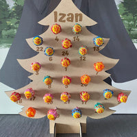 Calendrier de l'Avent sapin avec bonbons