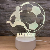 Lampe LED joueur de football