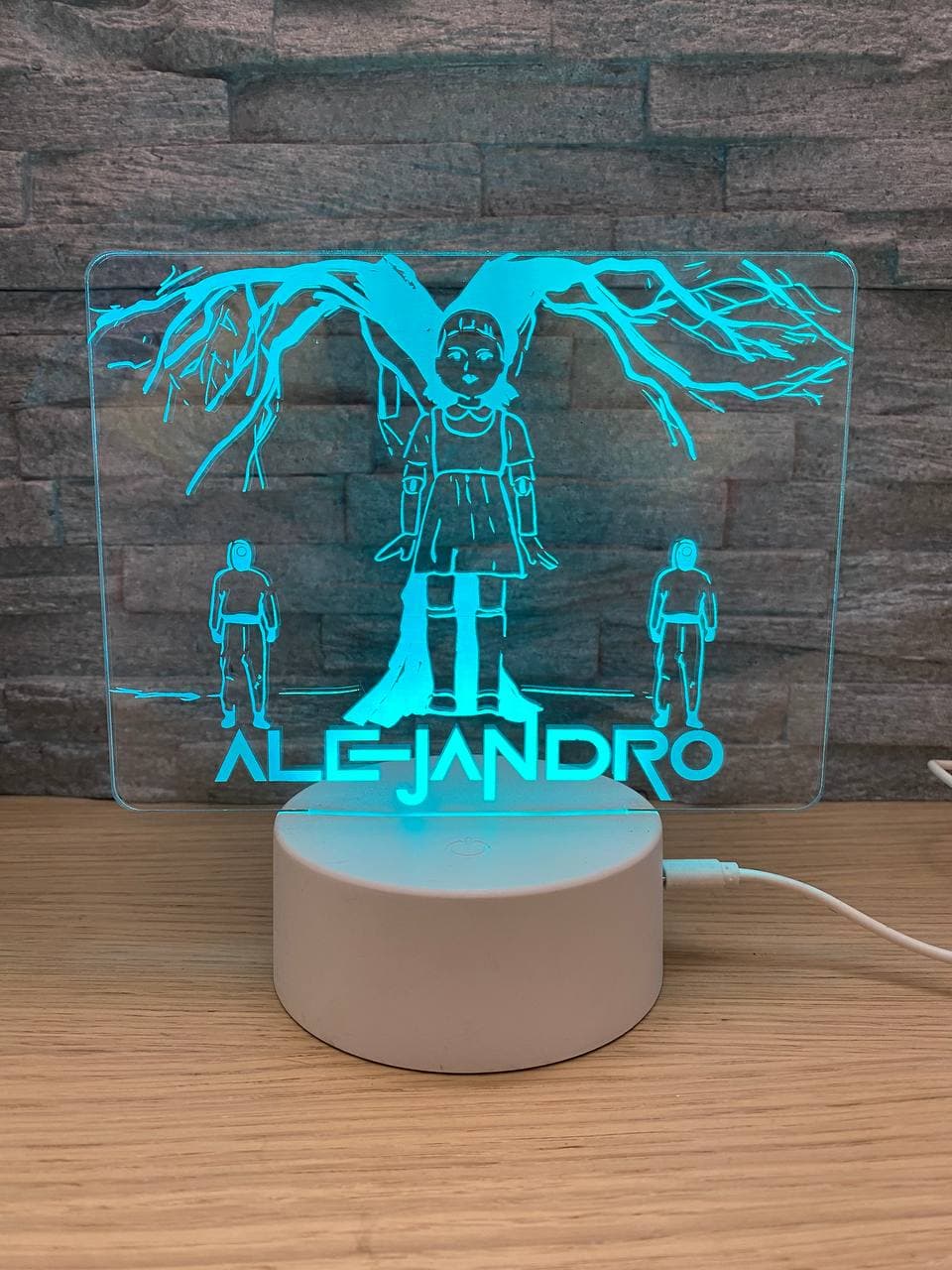 Lampe LED Squid Game – vue 3
