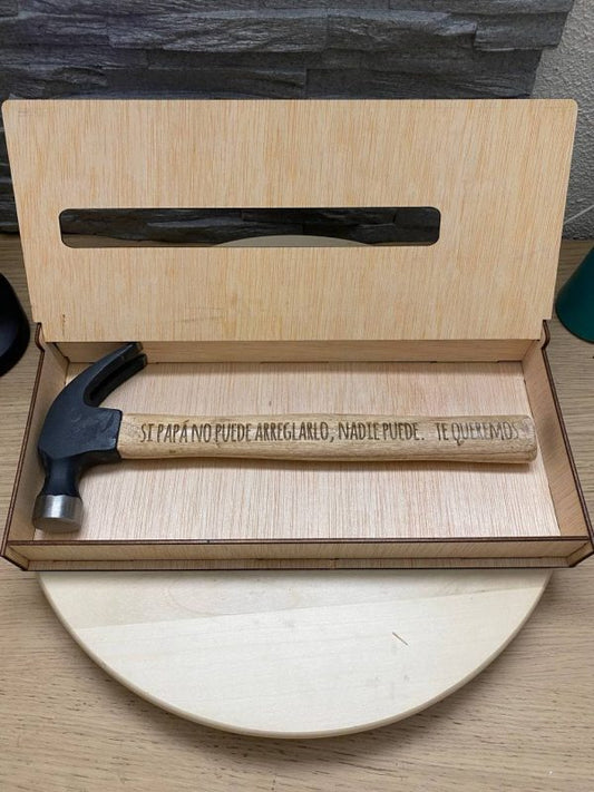 Marteau Gravé Personnalisé — Cadeau Fête des Pères