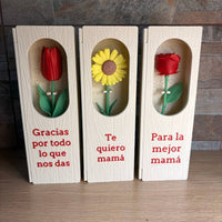 Fleur Éternelle Personnalisée — Coffret Cadeau Fête des Mères