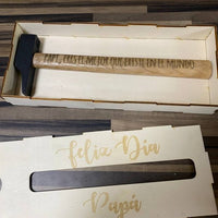 Marteau Gravé Personnalisé — Cadeau Fête des Pères